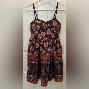 Women’s mixed print dress